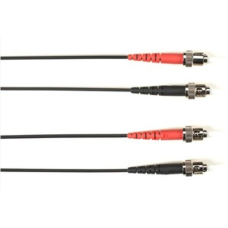 Black Box 1-m, ST-SC, 62.5-Micron, Multimode, PVC, Black Fiber Optic Cable - 3.28 ft Fiber Optic Network Cable for Network Device - First End: 1 x ST Male Network - Second End: 1 x SC Male Network - 1 Gbit/s - 62.5/125 &micro;m - Black FOCMR62-001M-ST